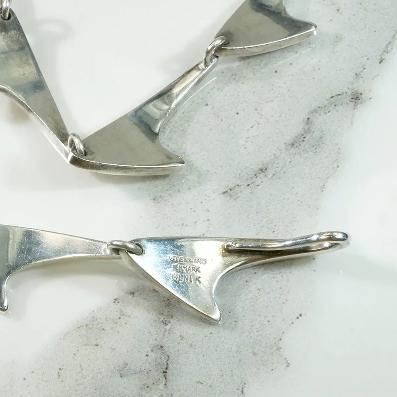 Danish Modern Silver Set by Bent Knudsen