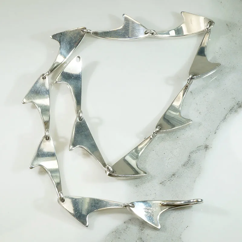 Danish Modern Silver Set by Bent Knudsen