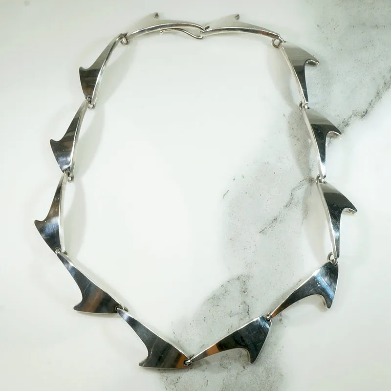 Danish Modern Silver Set by Bent Knudsen