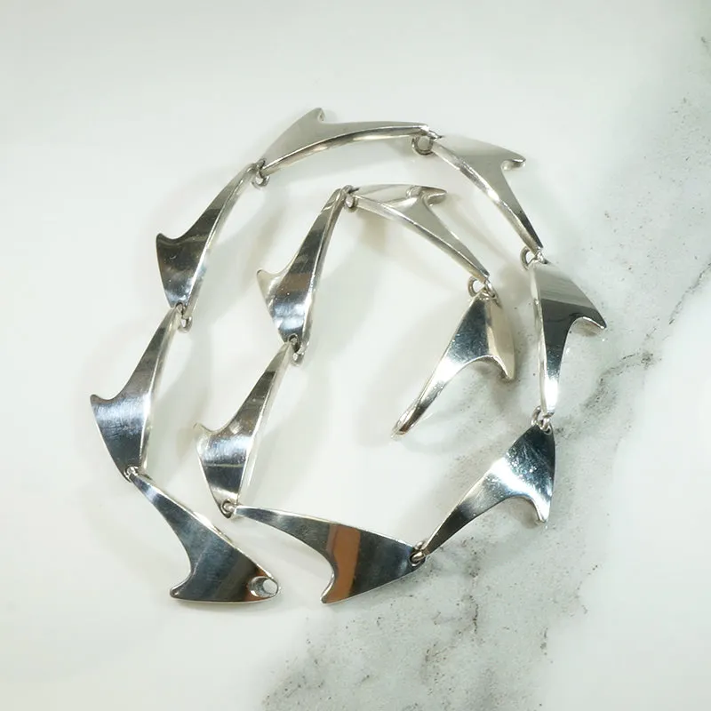 Danish Modern Silver Set by Bent Knudsen