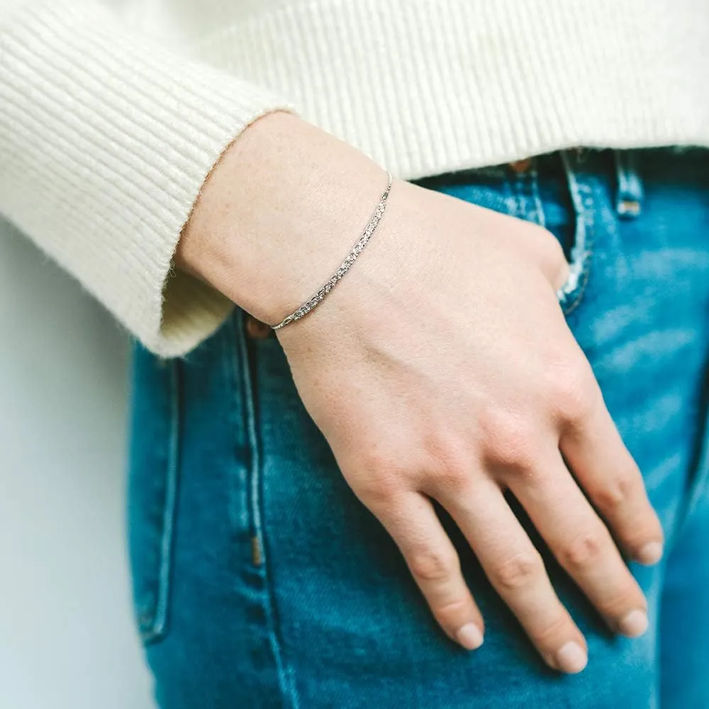 Diamond Adjustable Bolo Bracelet for Women, 14K Rose Gold-plated Sterling Silver/14K Gold-plated Sterling Silver/Sterling Silver, Easy-On Easy-Off - 1/10 cttw (6, 7 and 8 inch Wrist Size)