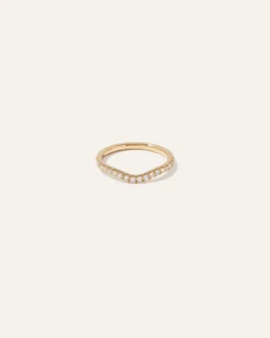 Diamond Contoured Band