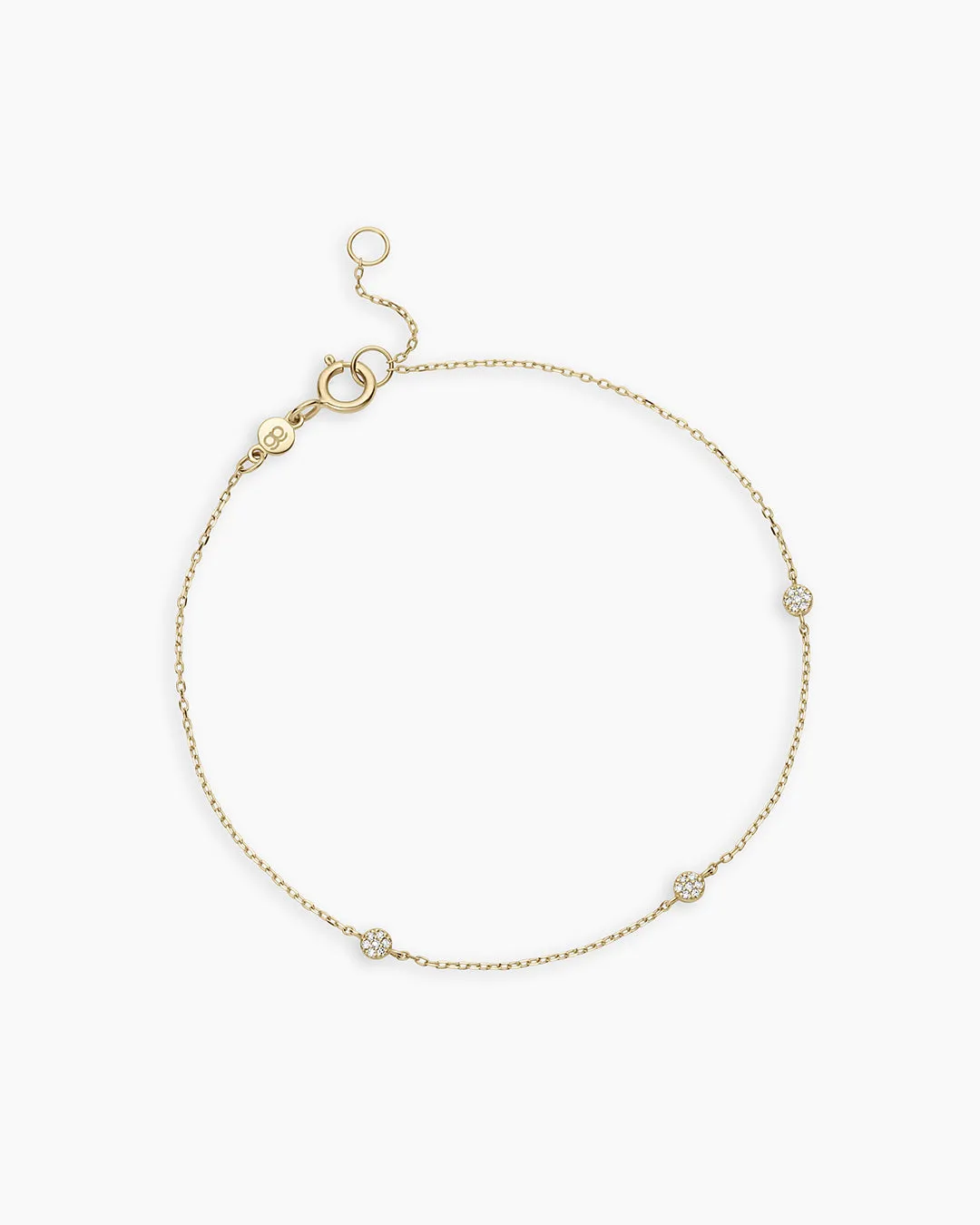 Diamond Pave Dot Bracelet