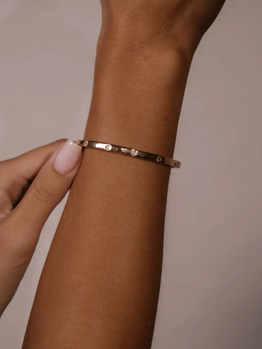 Dotted Diamante Bangle