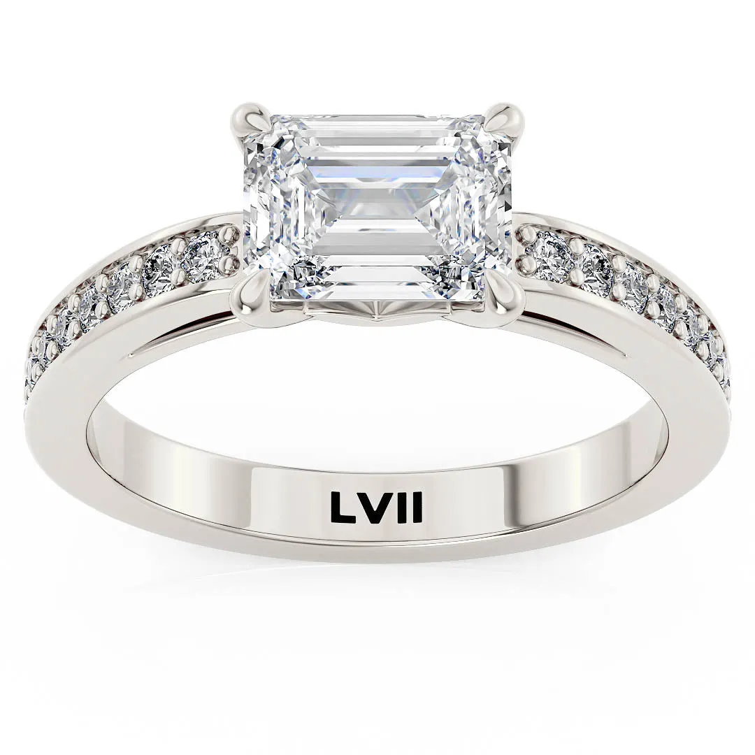 Emerald Cut Engagement Rings - The Anneliese Ring