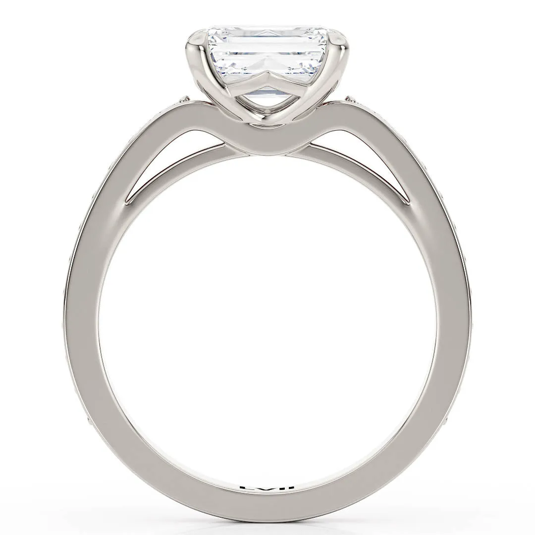 Emerald Cut Engagement Rings - The Anneliese Ring