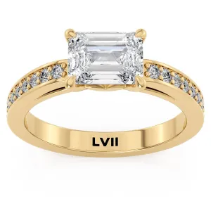 Emerald Cut Engagement Rings - The Anneliese Ring