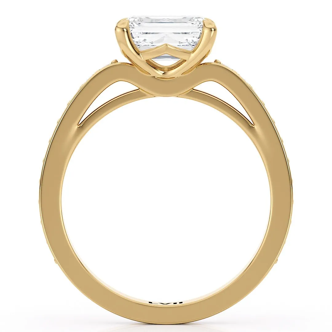 Emerald Cut Engagement Rings - The Anneliese Ring