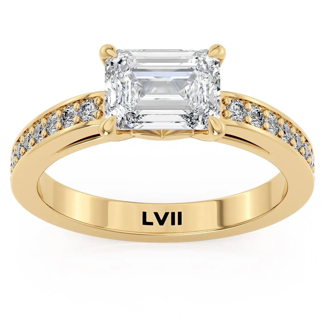 Emerald Cut Engagement Rings - The Anneliese Ring