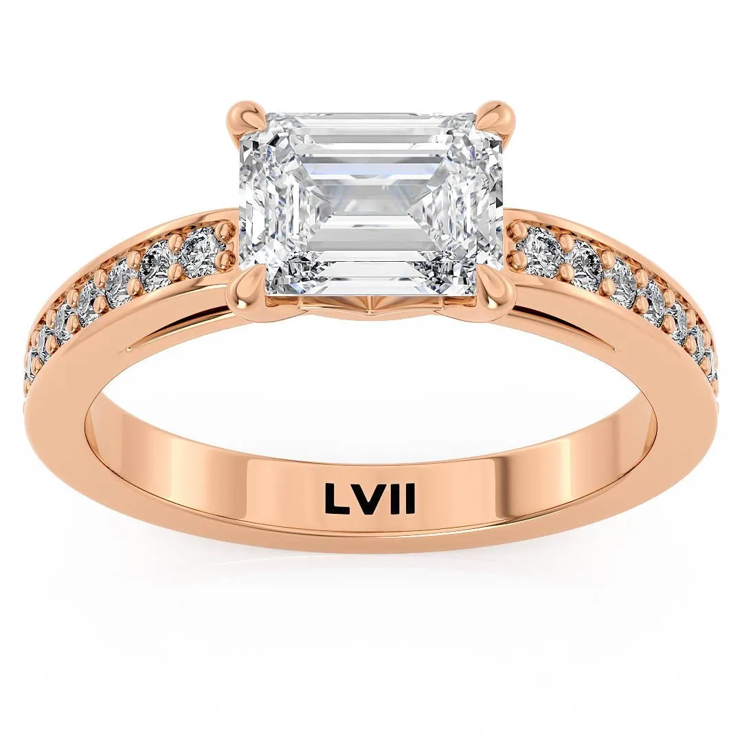 Emerald Cut Engagement Rings - The Anneliese Ring