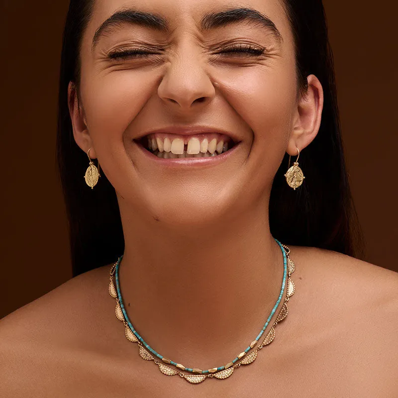 Eris Collar Necklace, Gold
