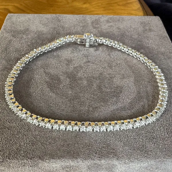 Estate Diamond Tennis Bracelet