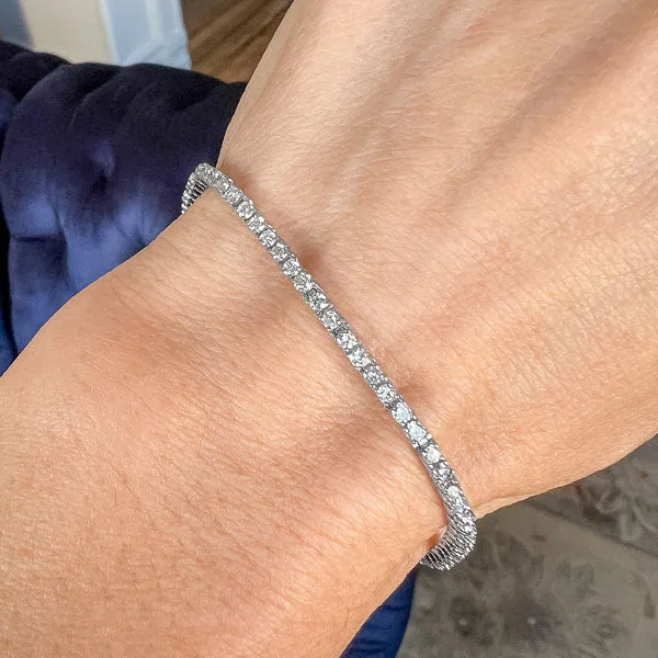 Estate Diamond Tennis Bracelet