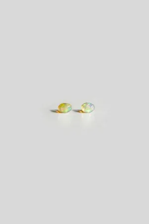Ethiopian Opal Gold-filled Post Earrings