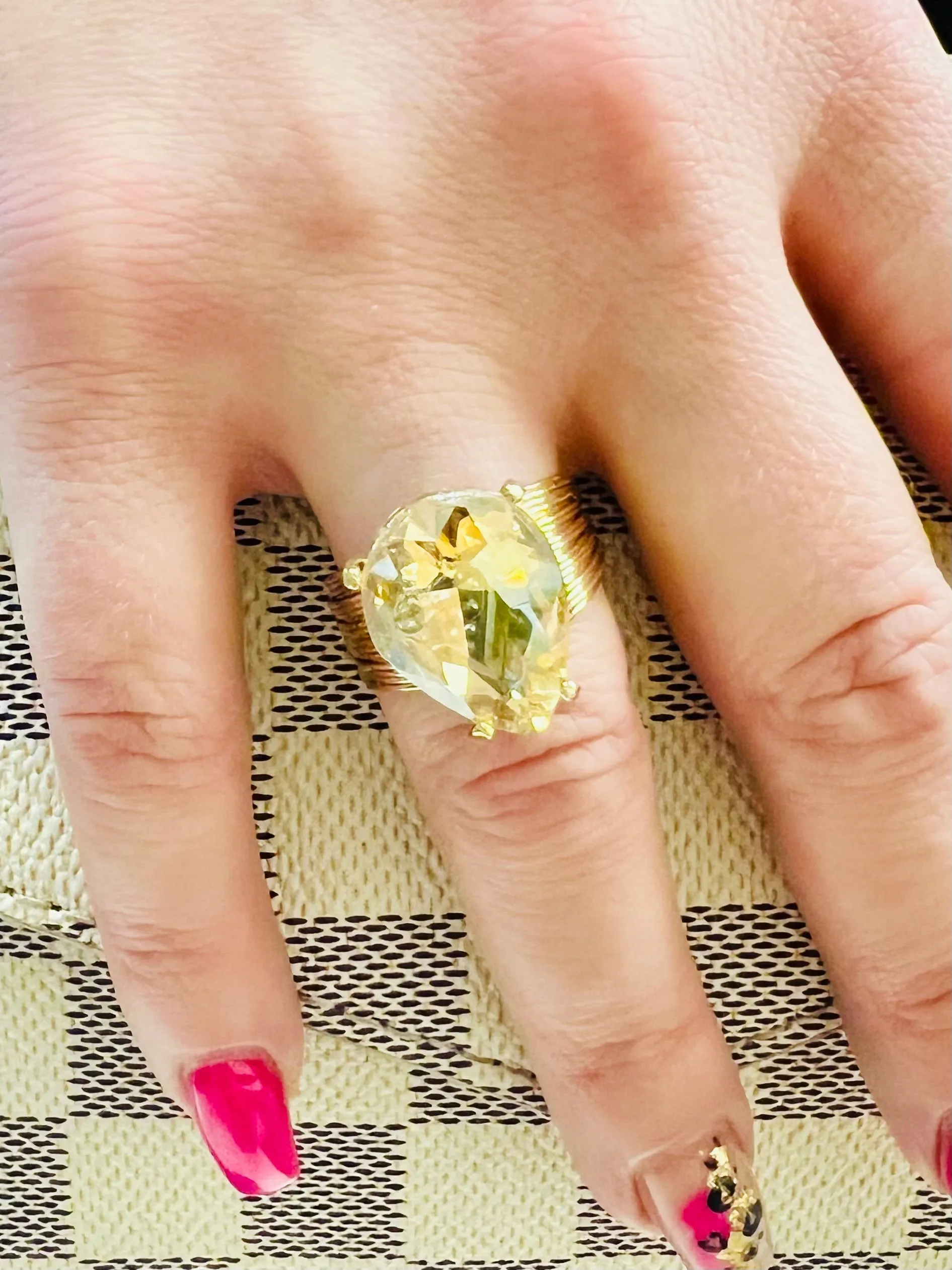 Evian Gold Ring
