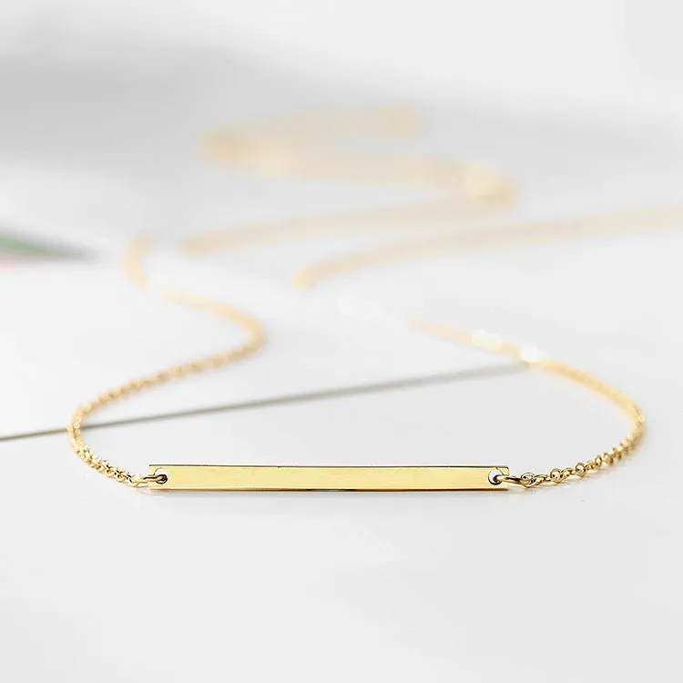 Exquisite Bar Necklace CS-N8573