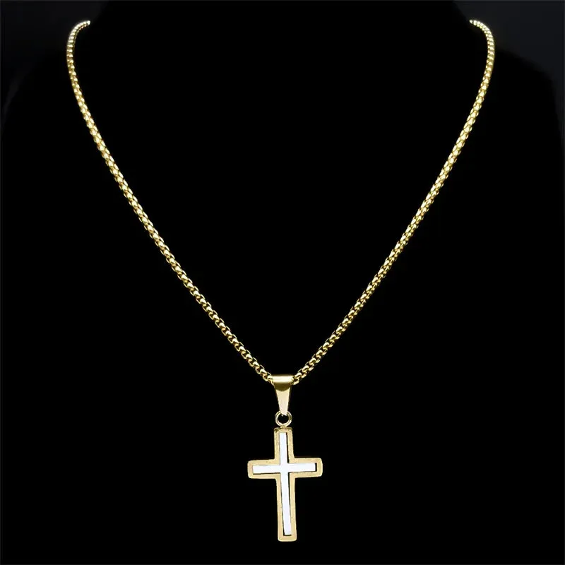 Exquisite Cross Pendant Necklace for Women Men