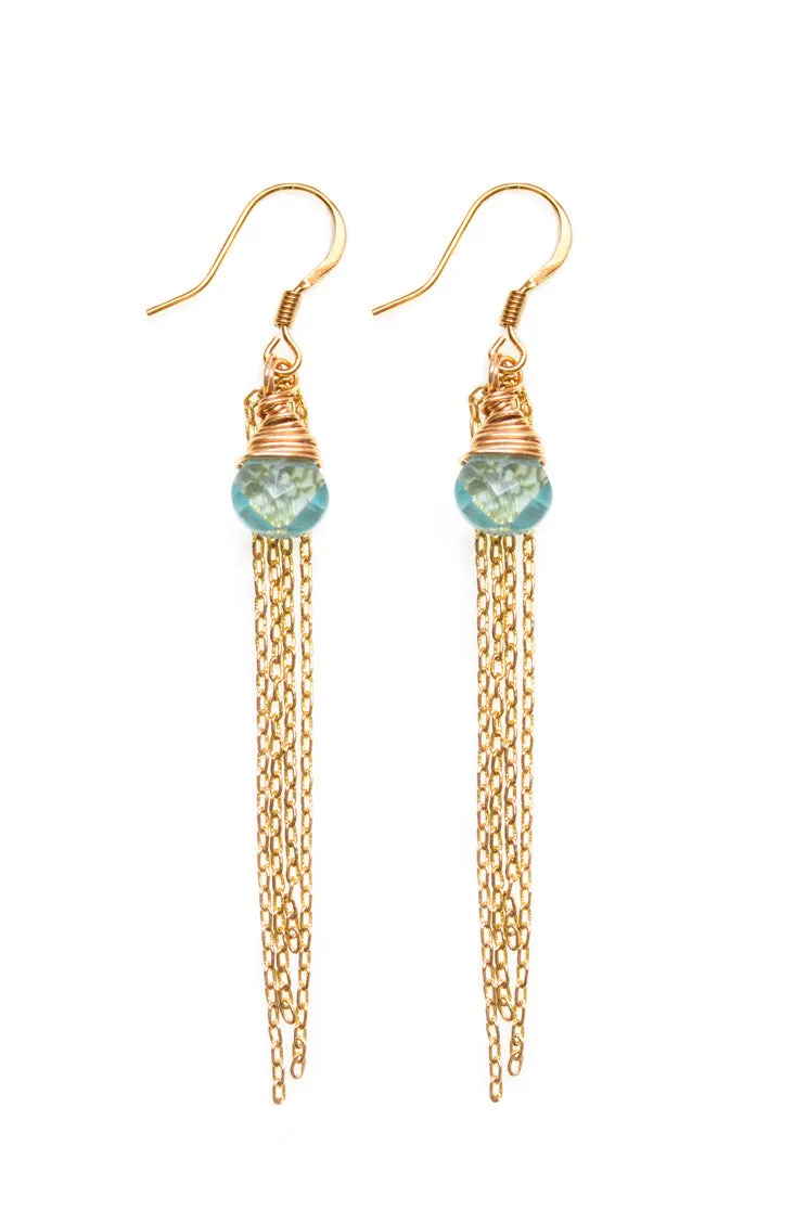 Fairy Vixen Earrings, Gold