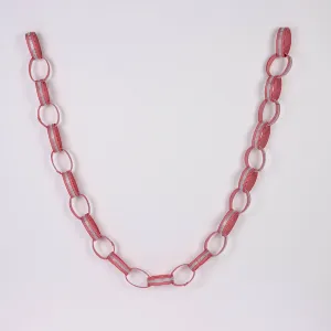 Garland with Red and White Ring