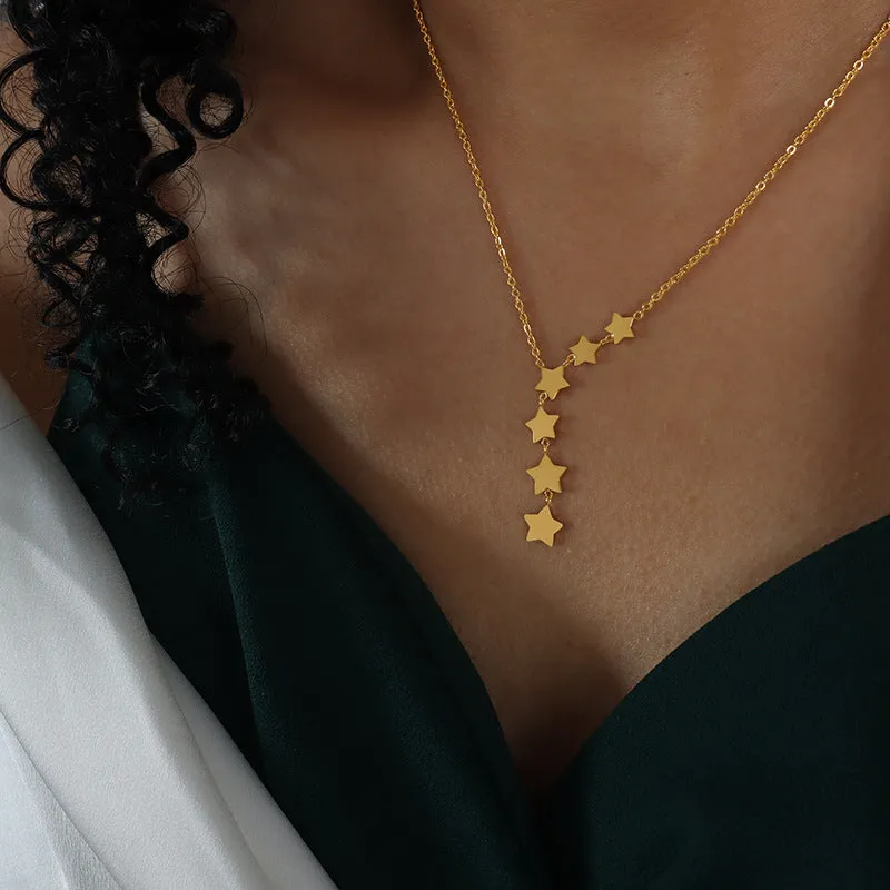 Gilded Starry Necklace
