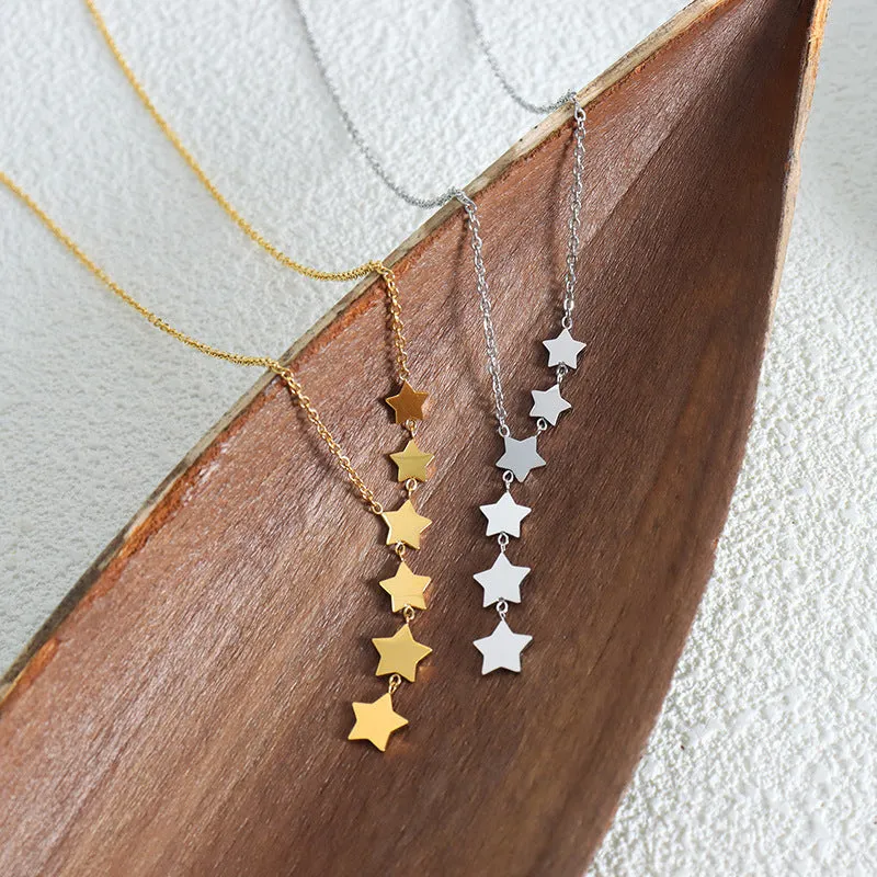 Gilded Starry Necklace
