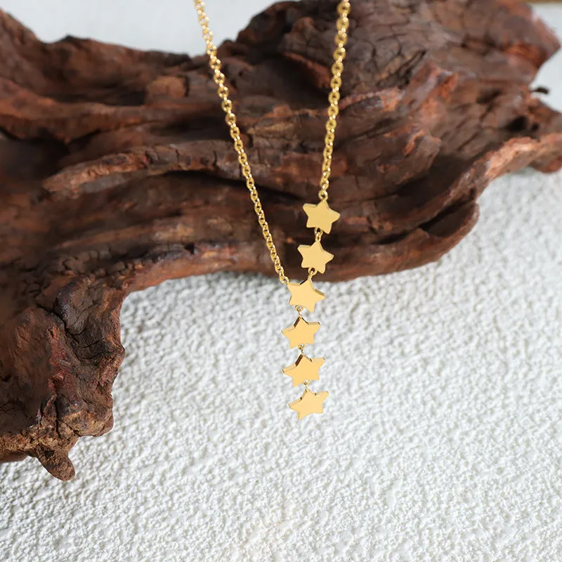 Gilded Starry Necklace