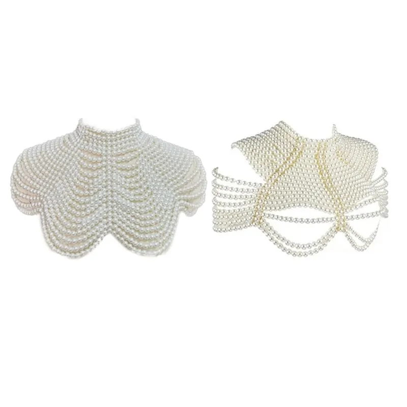 Give ‘Em Swag Pearl Beaded Choker Necklace Jewelry For The Big Event