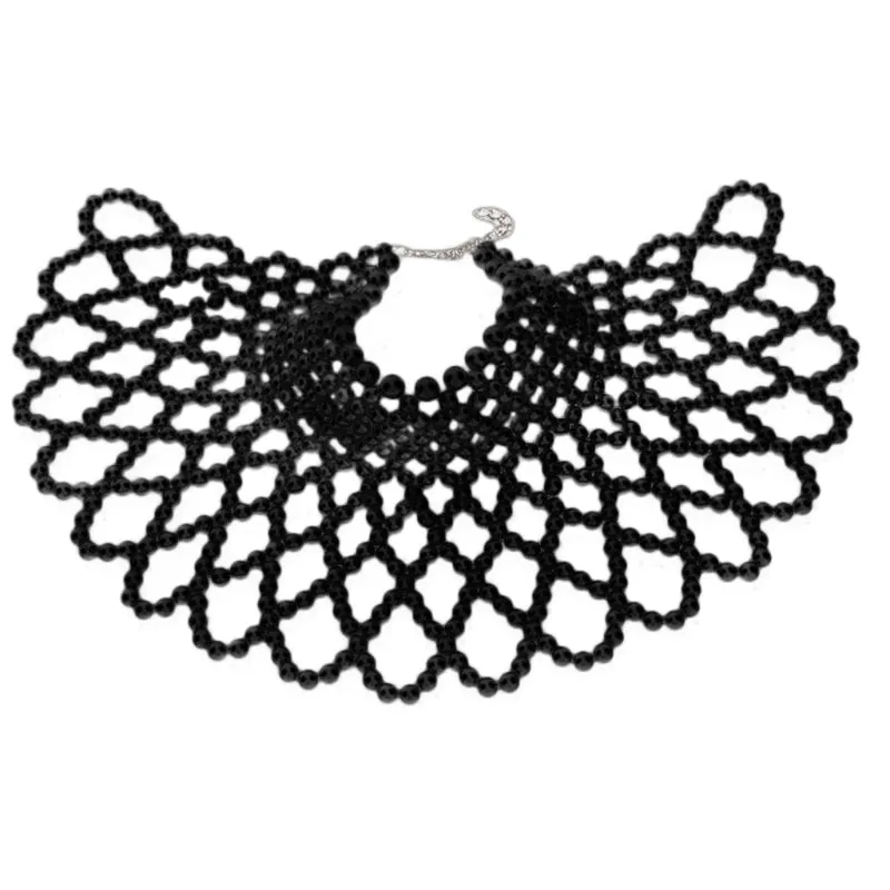 Give ‘Em Swag Pearl Beaded Choker Necklace Jewelry For The Big Event
