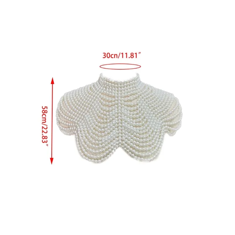 Give ‘Em Swag Pearl Beaded Choker Necklace Jewelry For The Big Event