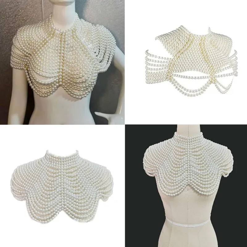 Give ‘Em Swag Pearl Beaded Choker Necklace Jewelry For The Big Event