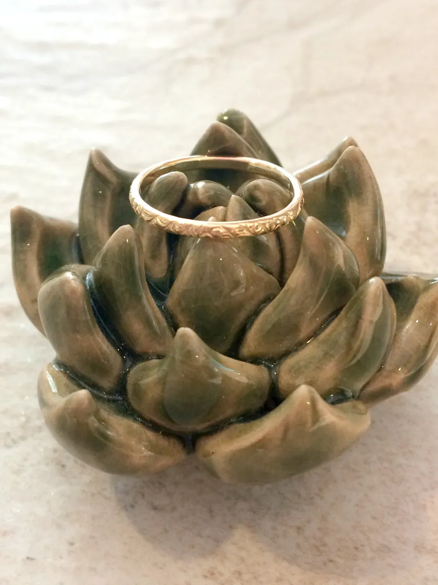 Gold Filled Swirl Band