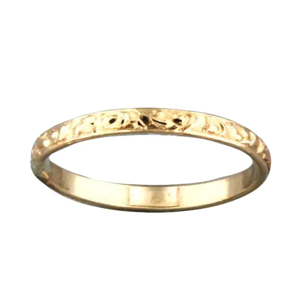 Gold Filled Swirl Band