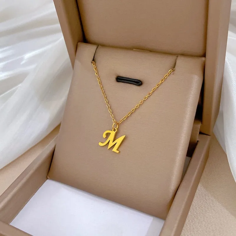 Gold Plated Multi Style Temperament Moon Star Flower Pendant Girl Necklace