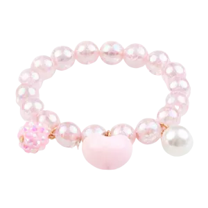 GP - Pink Heart Bobble Bracelet