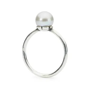 Grey Pearl Ring Sterling Silver | Trollbeads