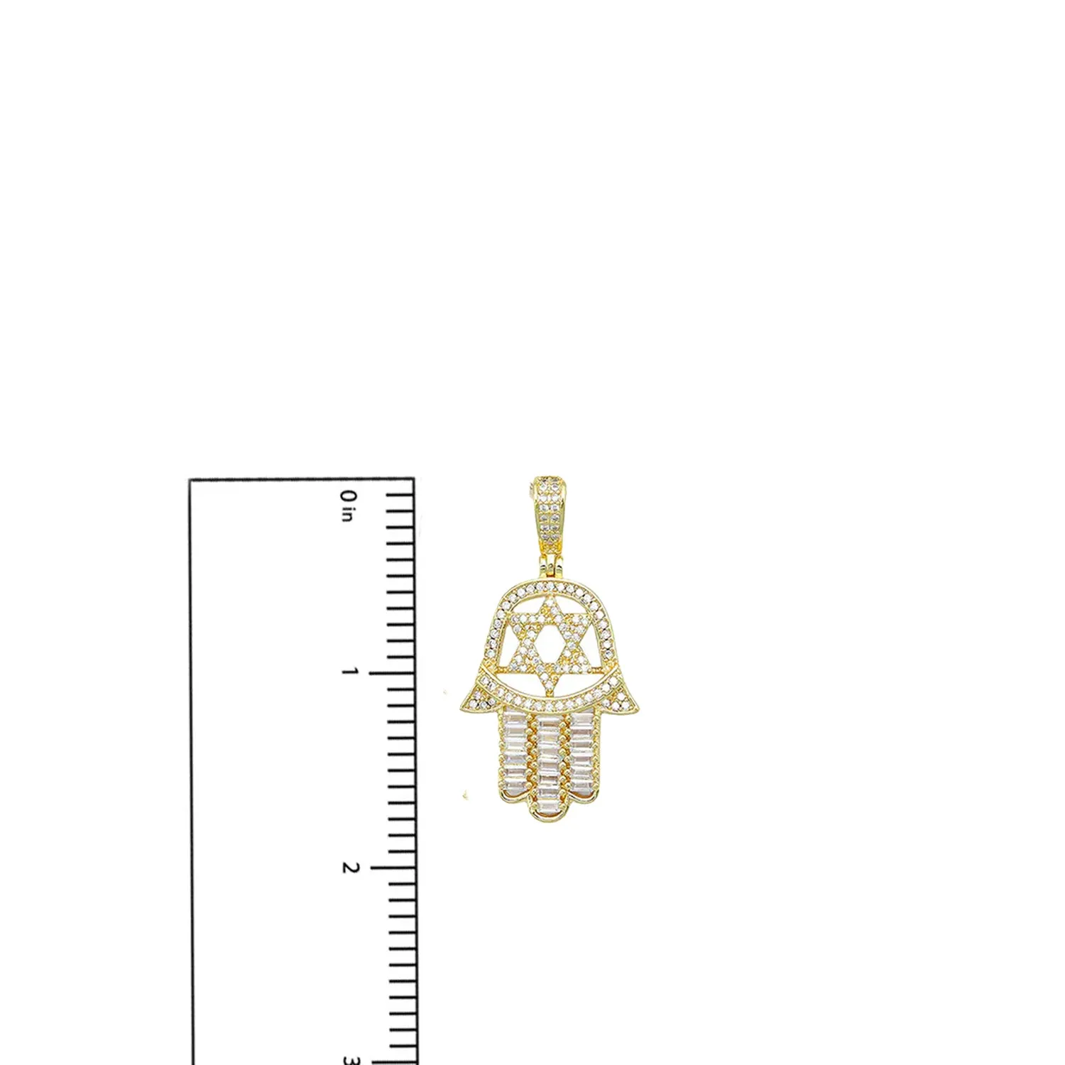 Hailey Hamsa Star of David Necklace
