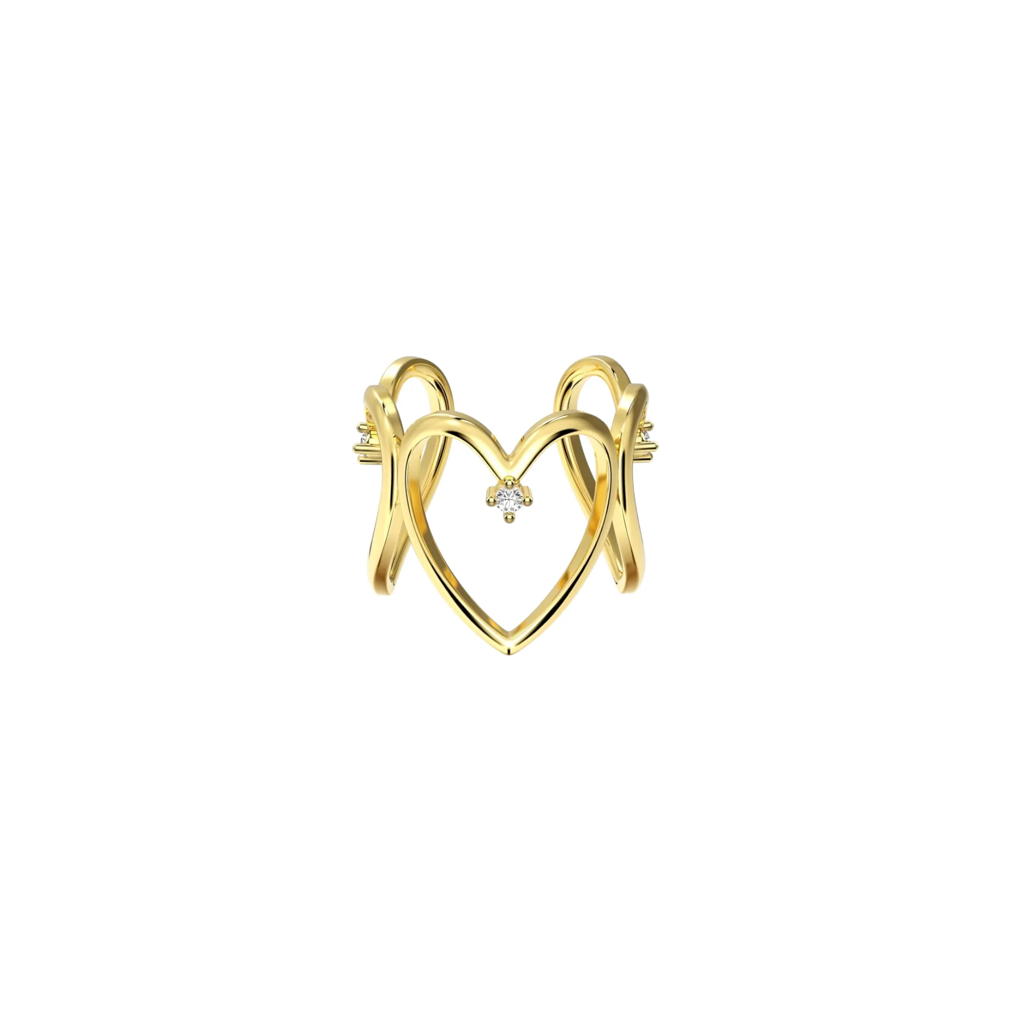 Heart Embrace Ring
