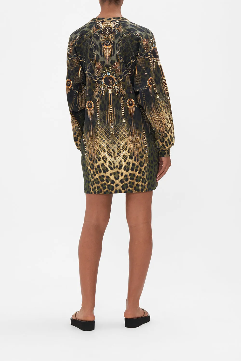 HENLEY MINI DRESS LIONS MANE