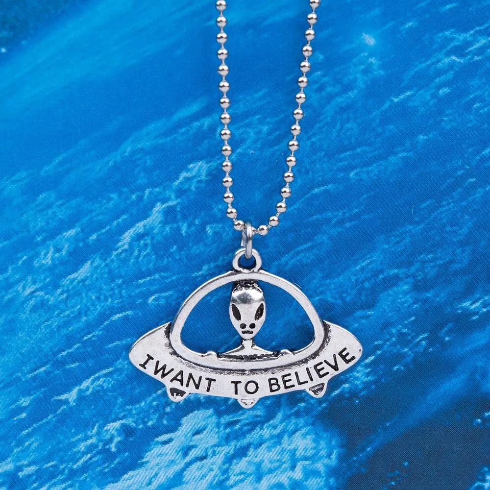 I Want To Believe Pendant Necklace