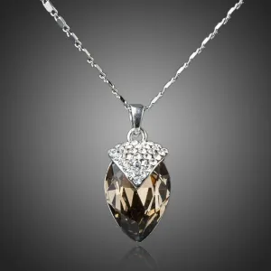 Ink Brown Pendant Necklace KPN0072