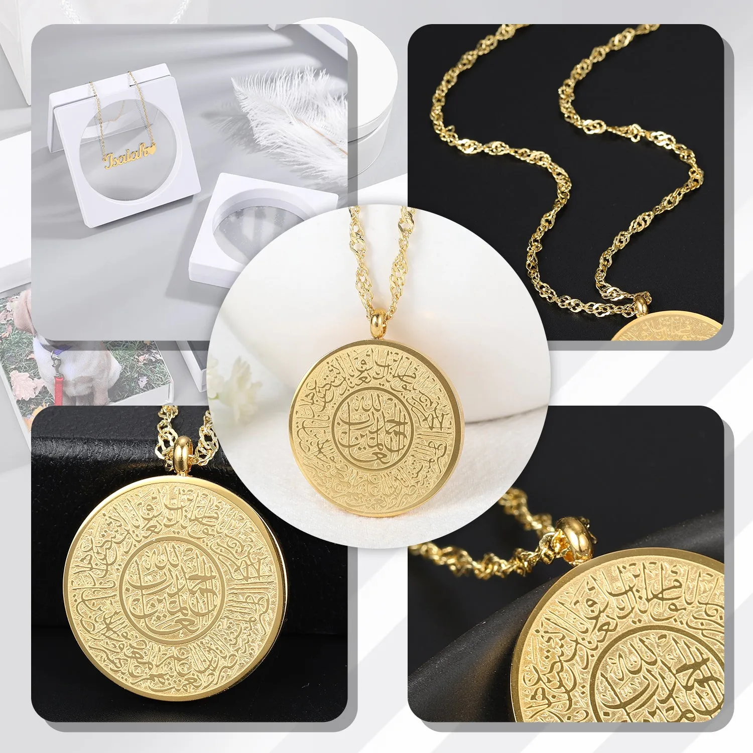 Islamic Calligraphy Pendants SN255