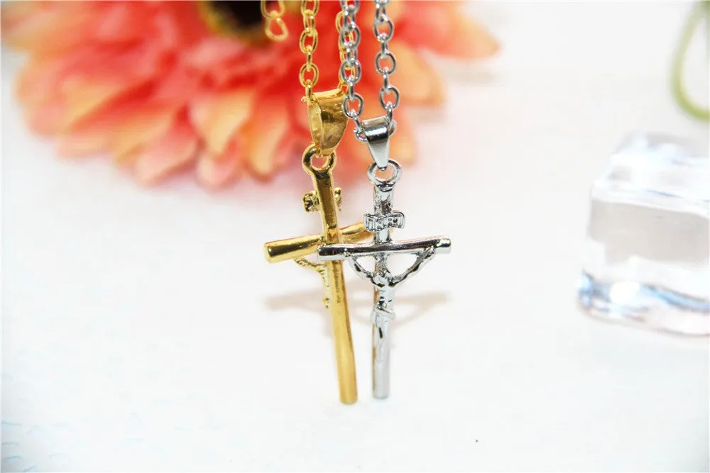 Jesus Crucifix Cross Necklace