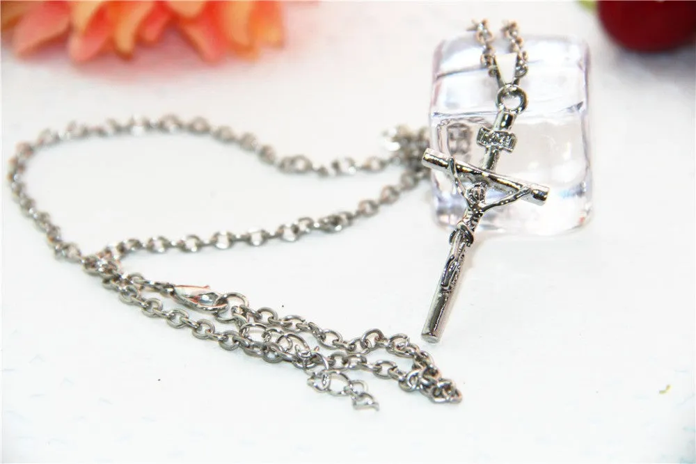 Jesus Crucifix Cross Necklace