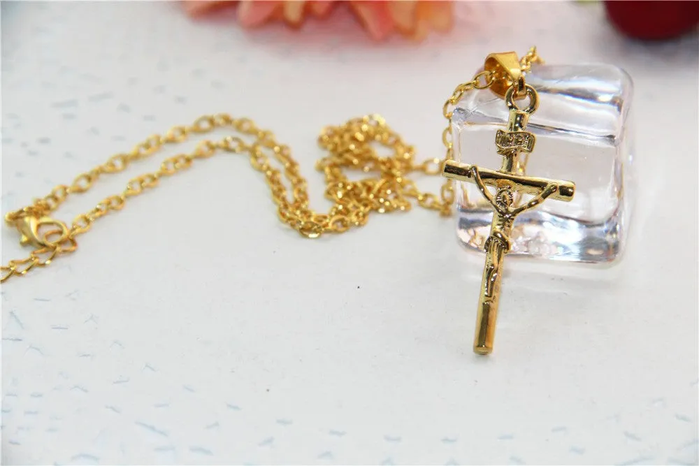 Jesus Crucifix Cross Necklace