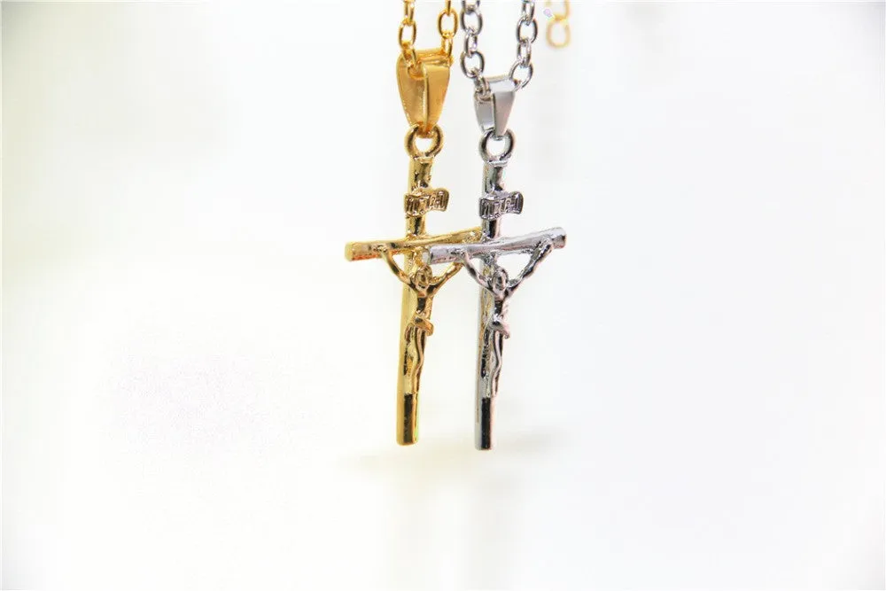 Jesus Crucifix Cross Necklace