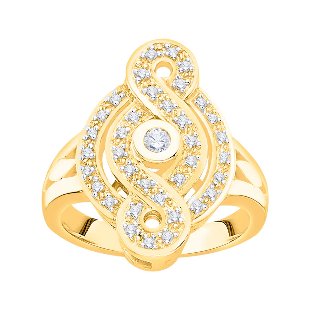 KATARINA Diamond Infinity Ring (1/4 cttw)