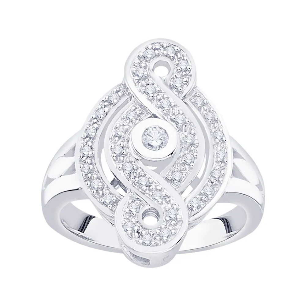 KATARINA Diamond Infinity Ring (1/4 cttw)
