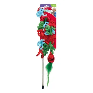 Kong Holiday Teaser Loopz Wand Cat Toy