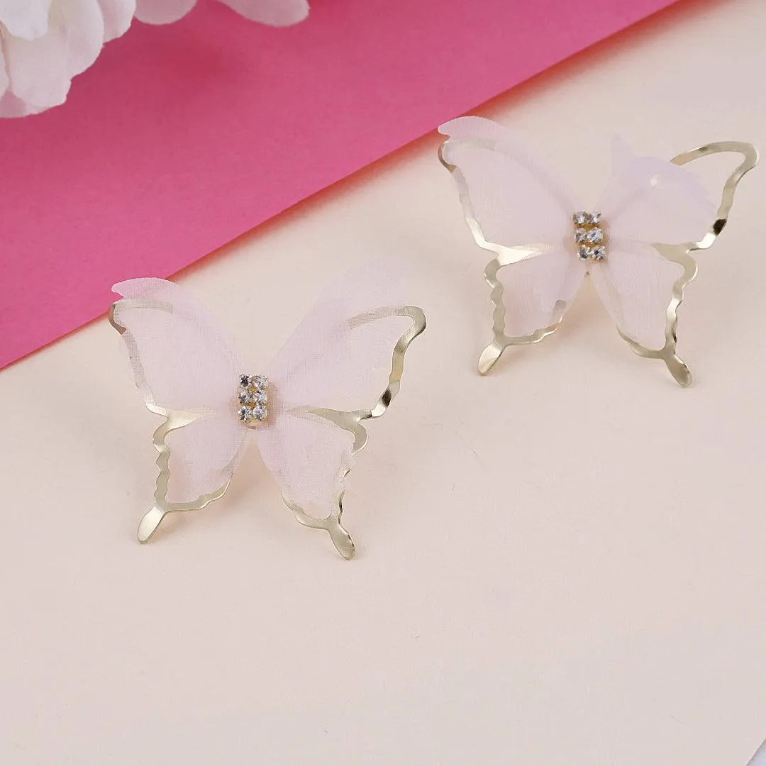 Lace Butterfly Earrings