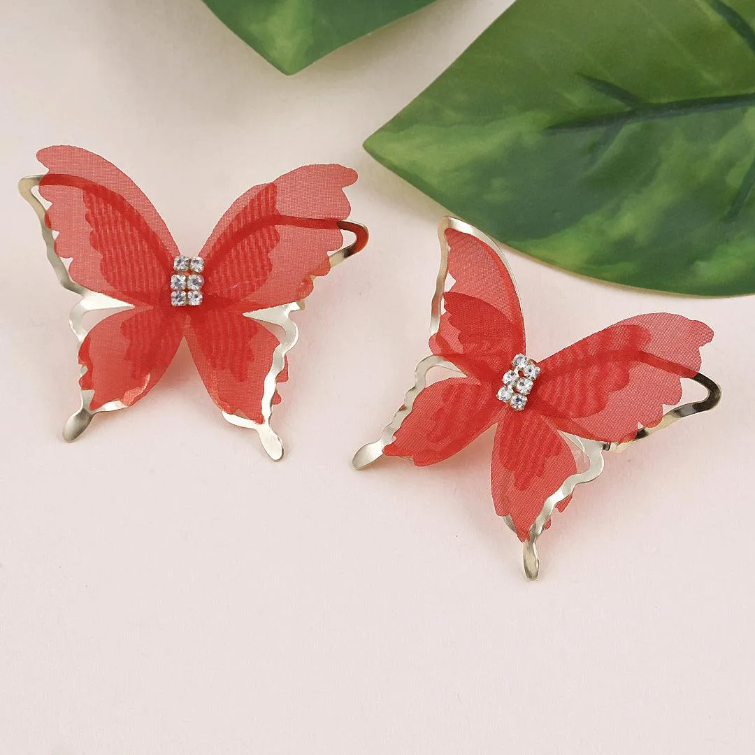 Lace Butterfly Earrings